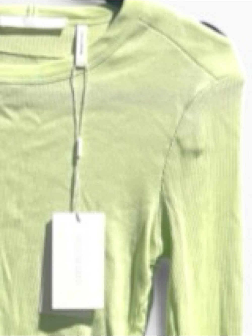 Helmut Lang Base Double Ribbed Ruched Top - Picture 4 of 13